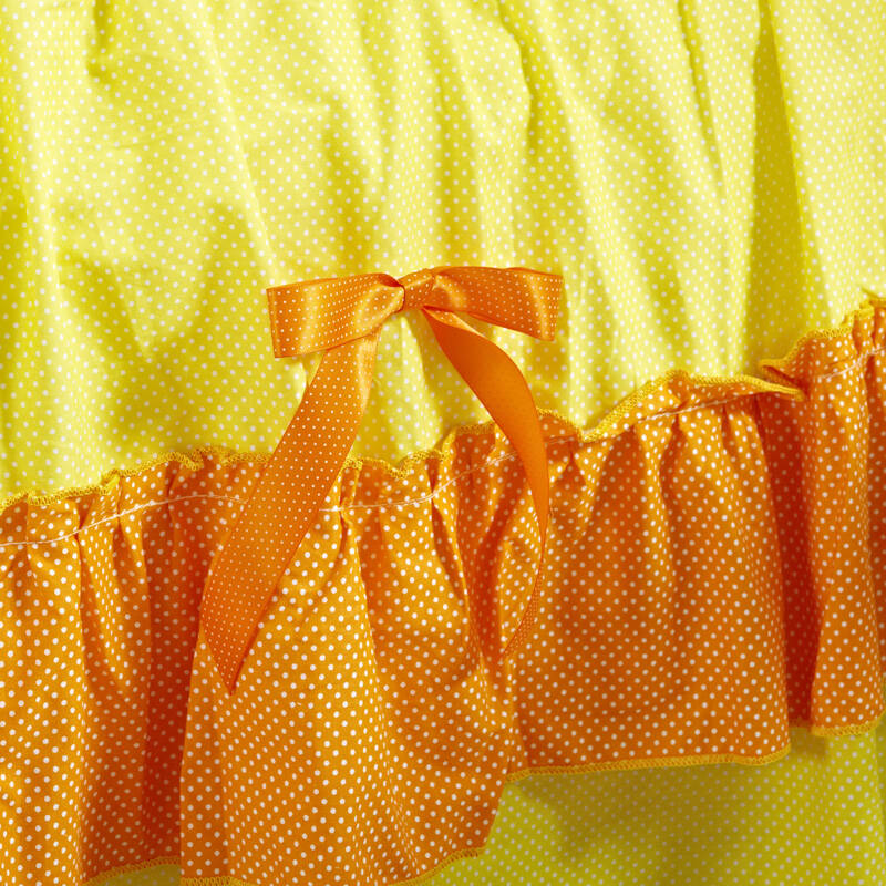 5/1.8/2米 懵懂少女-橘色 120*200单床裙