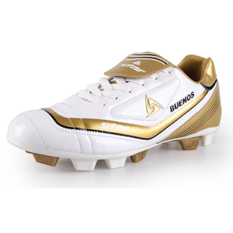 世达star足球鞋ss5620-01 专业pu耐磨足球鞋 白色 39