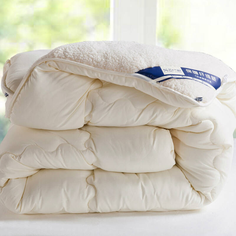 尚趣家纺 正品驼羔绒冬被加厚春秋被芯被子双人单人被 驼色 1.