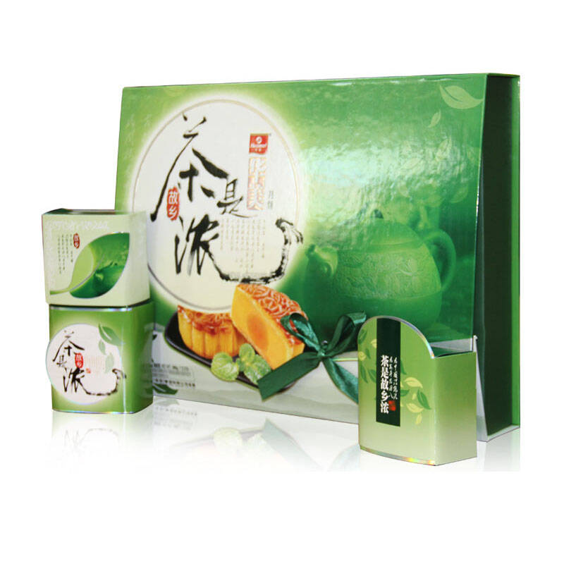 华美月饼茶是故乡浓礼盒800g