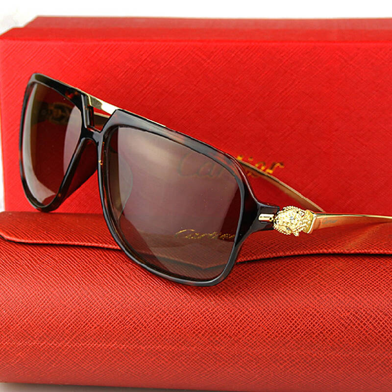 太阳镜男女款时尚太阳眼镜大框偏光墨镜司机驾驶潮男女卡地亚/cartier