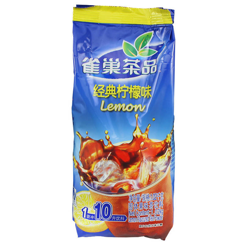 nestle/雀巢 雀巢冰爽茶1020g雀巢茶品经典柠檬味固体果味茶饮料柠檬