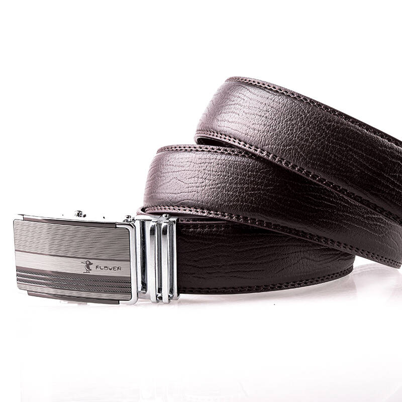 plover啄木鸟皮带 经典自动扣 休闲时尚款31004893-110咖
