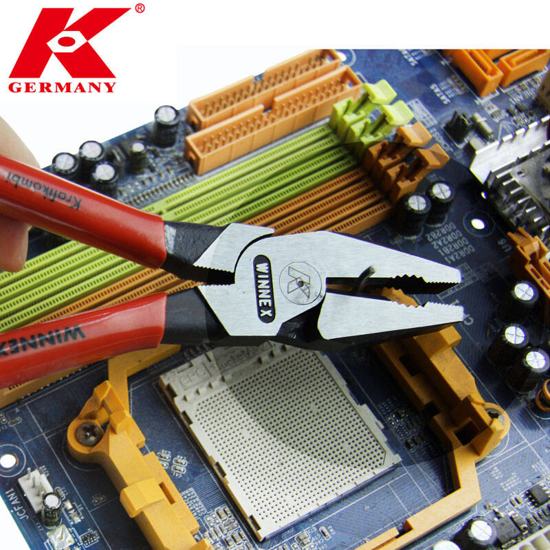 德国k牌 超省力钢丝钳 老虎钳 钢筋钳 断线钳 进口 家用钳子 超硬 200