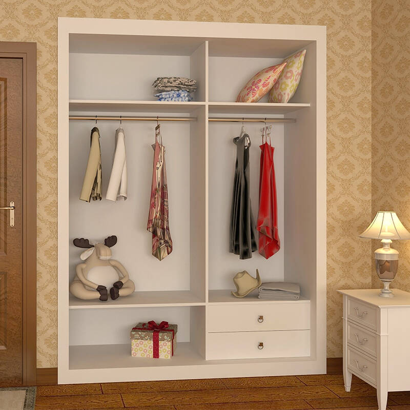 丽维家 定制衣柜 现代简约家具组合衣柜 移门推拉门整体衣柜定制