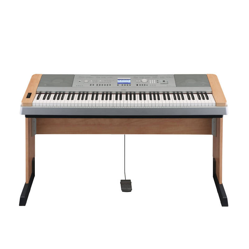 雅马哈电钢琴 dgx640 dgx640w dgx650 多功能数码钢琴 640褐色主机