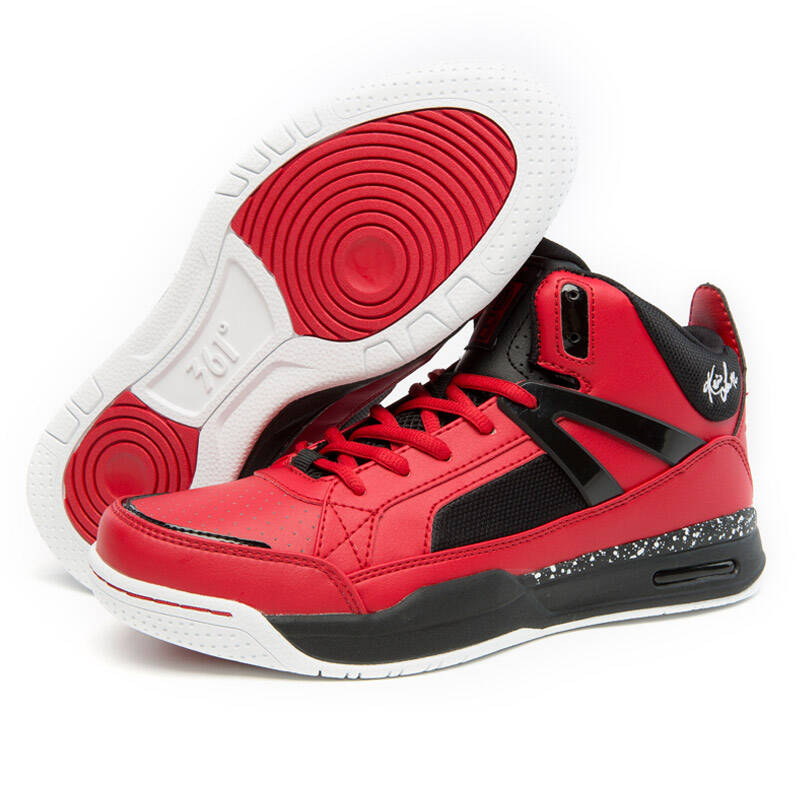 361度篮球鞋春夏运动鞋时尚透气缓震男鞋 红/黑 45