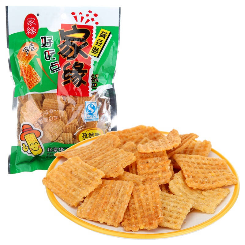 家缘 好吃点锅巴 孜然味 102克 自营