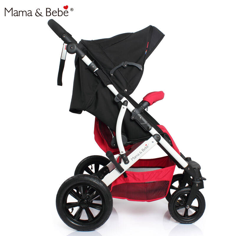荷兰mamabebe妈妈宝贝 高景观 婴儿推车 可坐可平躺婴儿车轻便 映山红