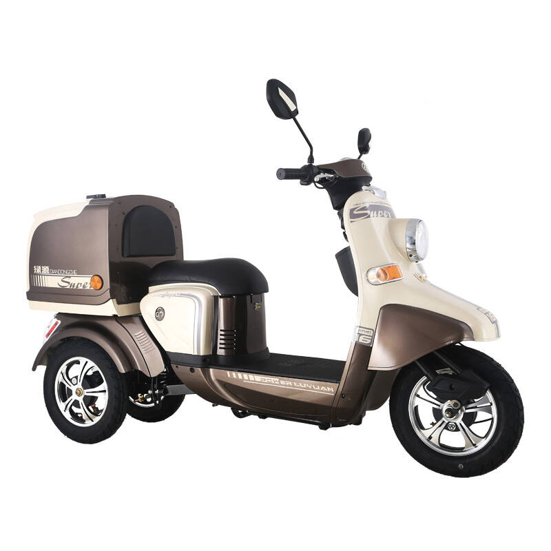 绿源电动车 电动三轮车不倒翁 轻松拐弯防侧翻运货车 超大容量尾箱