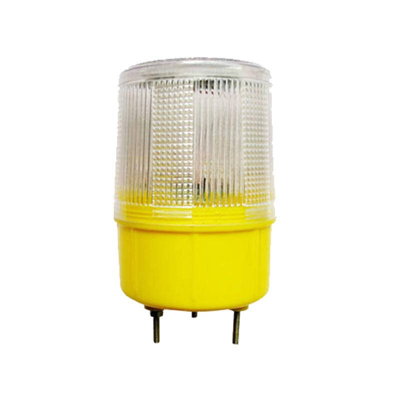 4led光控太阳能警示灯 交通路障灯 塔机频闪灯 路锥警示灯 白色