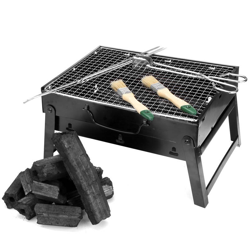 绿洲(oasiswj)便携式烧烤架可折叠户外烧烤全套工具组合装oa9811 京东