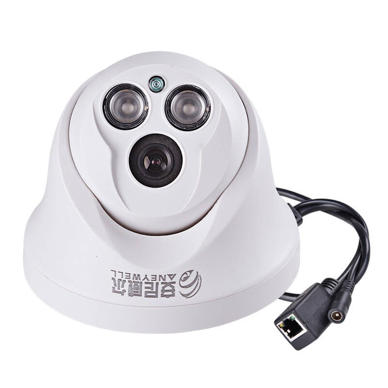 威尔(aneywell)aw-960pbq02 百万高清网络摄像机 数字半球监控摄像头
