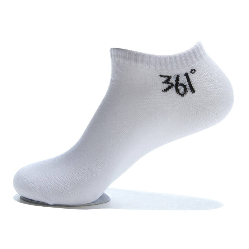 361度运动袜511443001 白色 均码