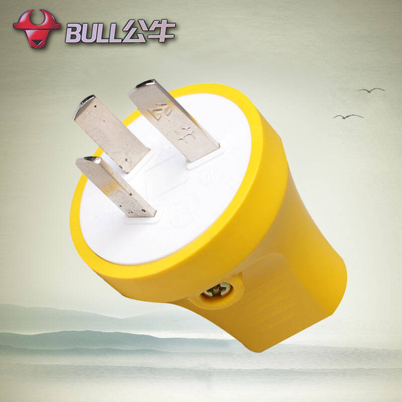 京潮港 电源插头gnt-10s2三脚扁插头3脚插头 10a工程工地工业摔不烂插