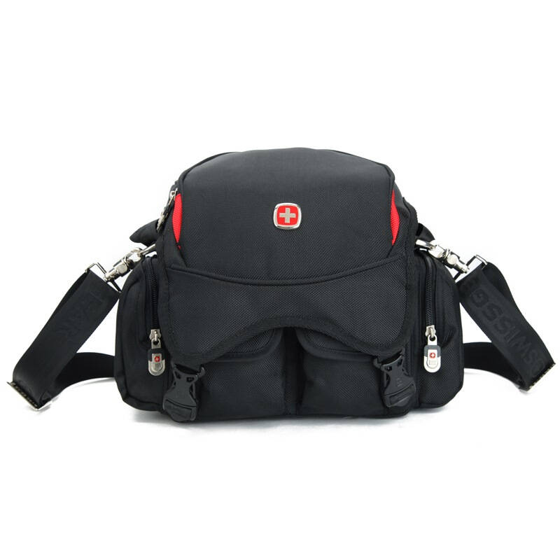 swissgear单肩包 高密度耐磨防水单肩手提单反相机专用摄影包 jp-813