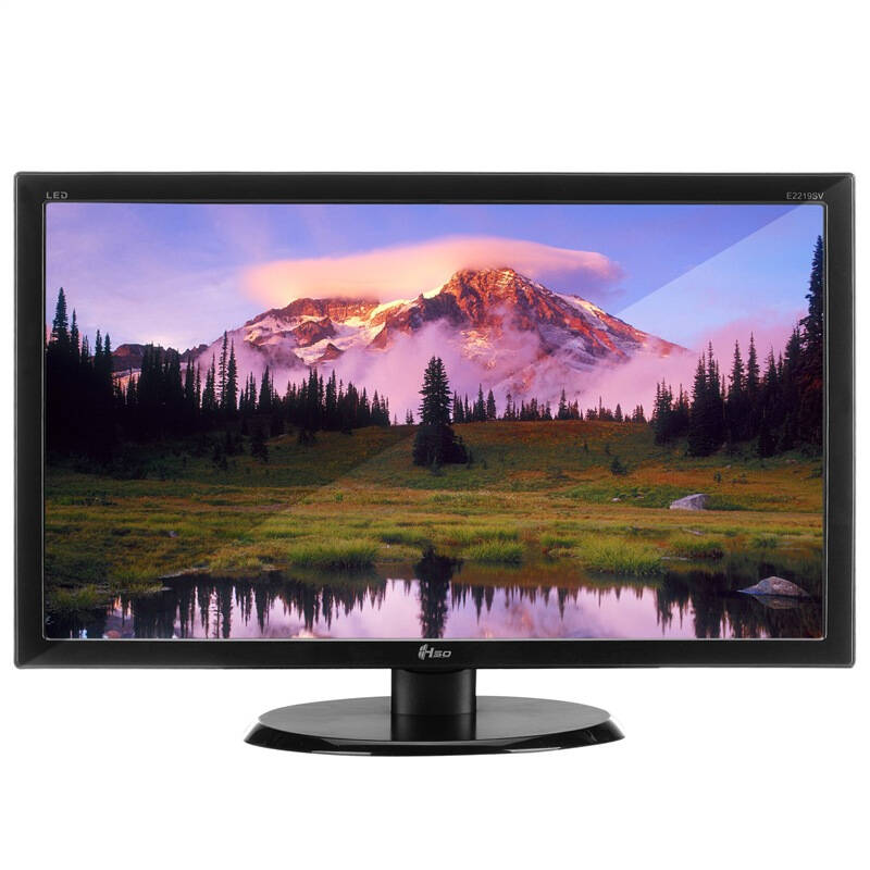 hso(hso) e2219sv 21.5英寸 led节能背光 黑色 宽屏液晶显示器 自营