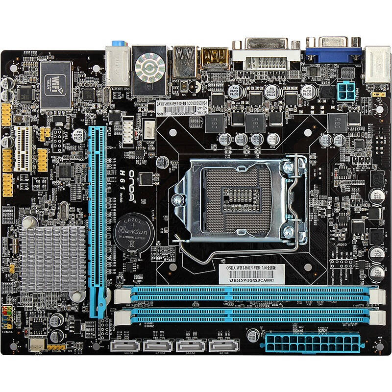 昂达(onda) wifi h61n全固版 (intel h61/lga1155)主板 京东自营