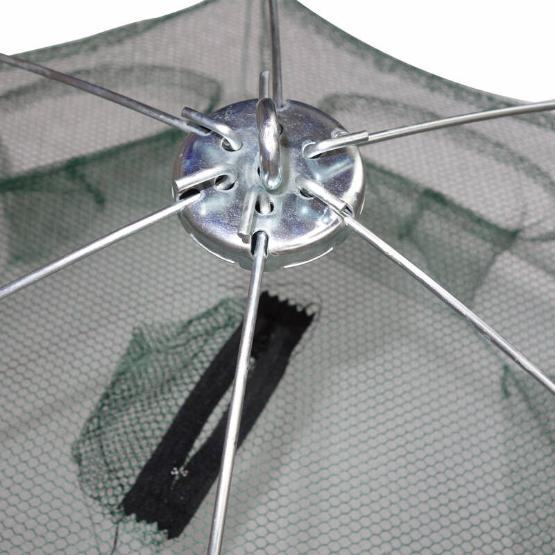 密眼六孔六角捕鱼网笼虾笼 捕虾网 地笼 折叠黄鳝笼 折叠泥鳅网渔具