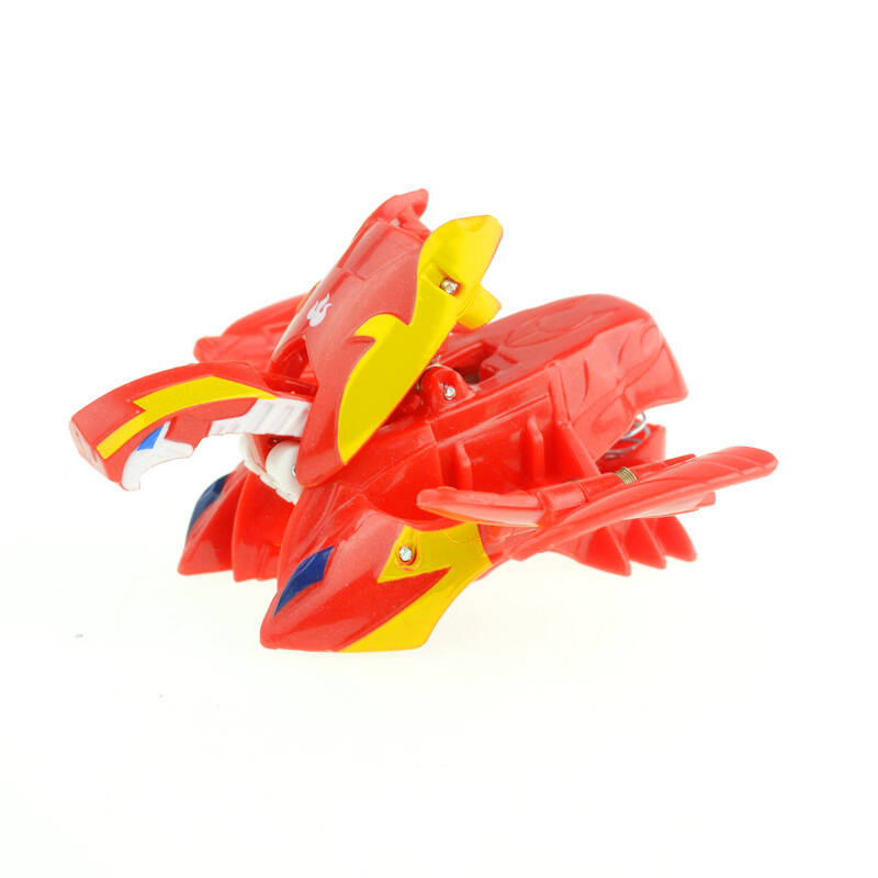 益智变形弹跳玩具 爆炎龙独角天马超能战虎对战升级版全套 火翼龙王