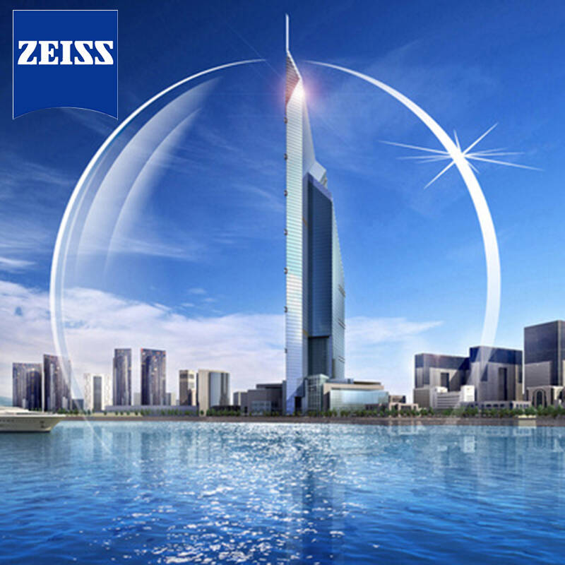 zeiss德国蔡司新三维博锐钻立方铂金膜/钻立方防蓝光膜单光近视定制