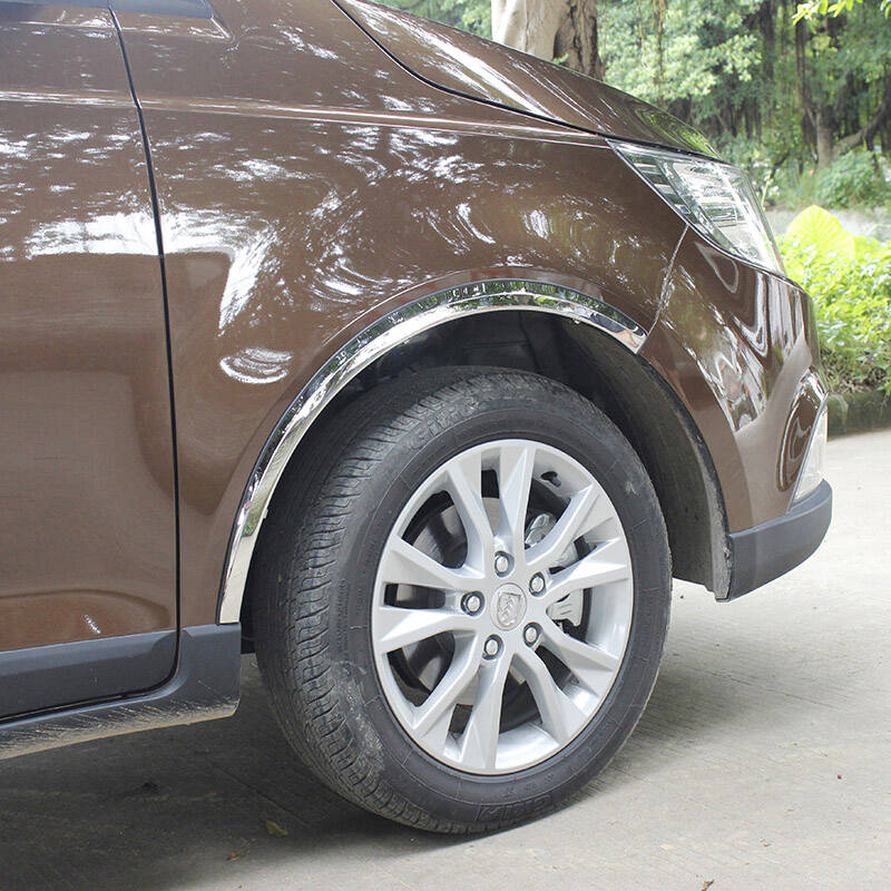 乐炫 汽车轮眉改装 装饰轮眉贴 加装车身防擦保护 思域飞度杰德凌派