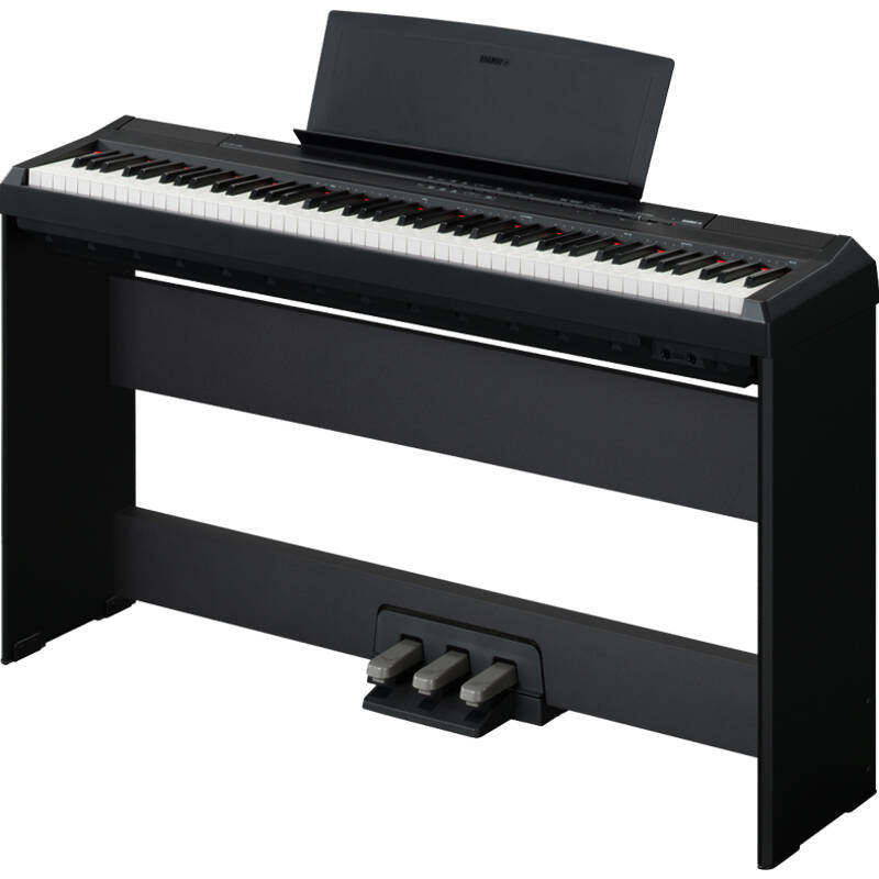 yamaha雅马哈电钢琴p115 智能数码88键重锤 p115wh(白主机 木架 三