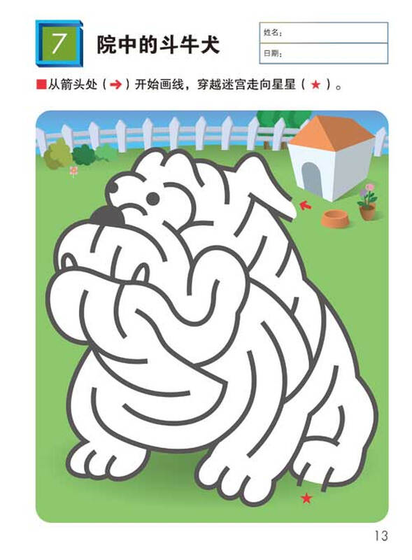 公文式教育:最益智的迷宫书(动物乐园 5-6岁)