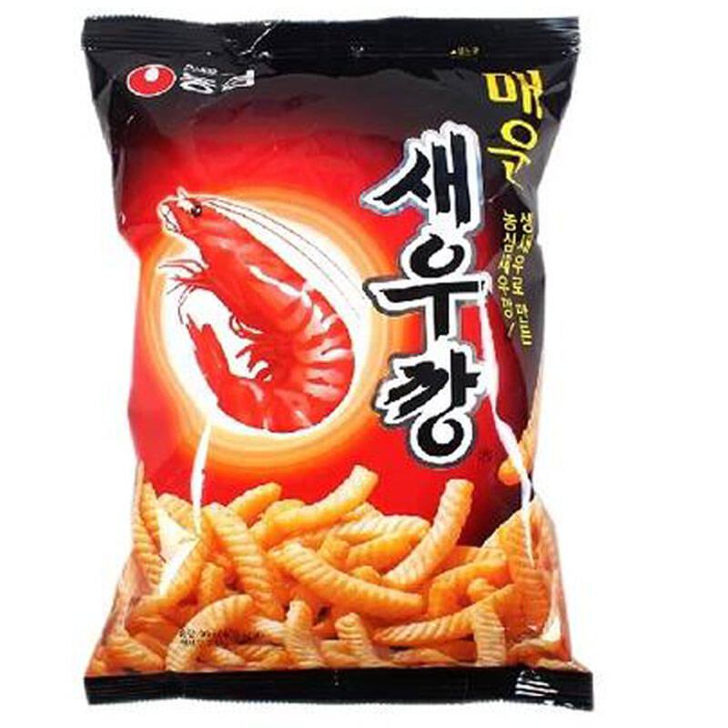 韓國進口零食品 農心辣味鮮蝦條90g薯條實惠大包裝