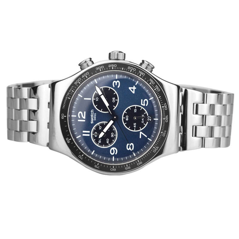 斯沃琪(swatch)手表 多功能商务系列石英男表拳击之巷yvs423g