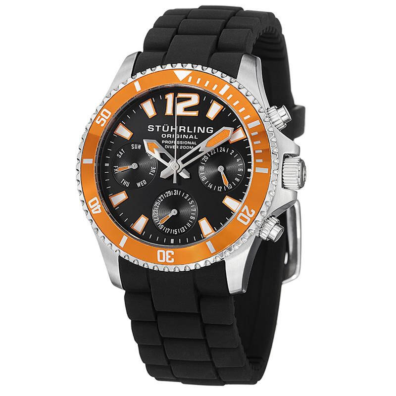 施图霖(stuhrling)男式 quartz endurance 手表专柜隆恩美国代购