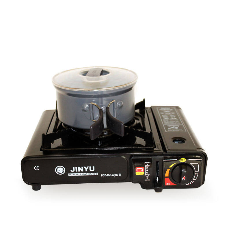 金宇 户外两用卡式炉 便携野炊炉具 燃气烧烤炉 双用卡式炉 2瓶烷丁气