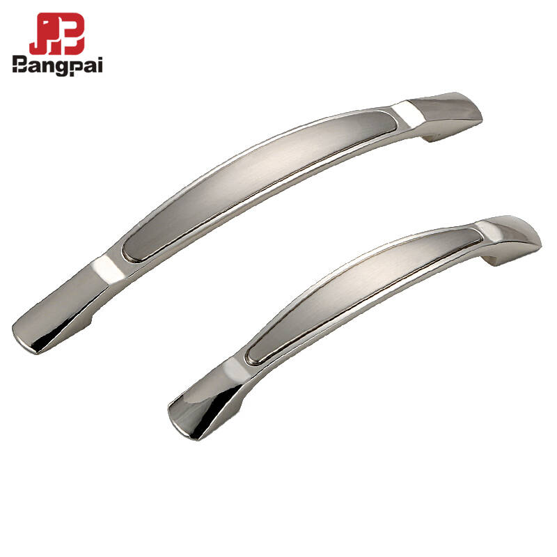 邦派 豪华尊贵 家具衣柜抽屉拉手 双白 128mm