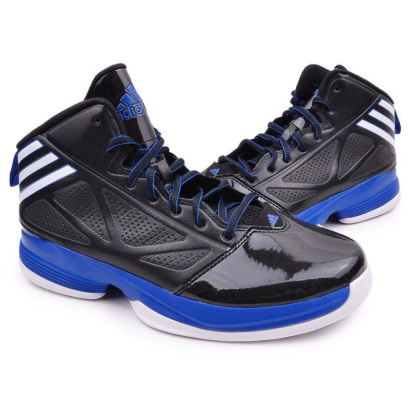 adidas阿迪达斯 男 g98318 micoach无痕防滑缓震护踝篮球鞋 黑色 39