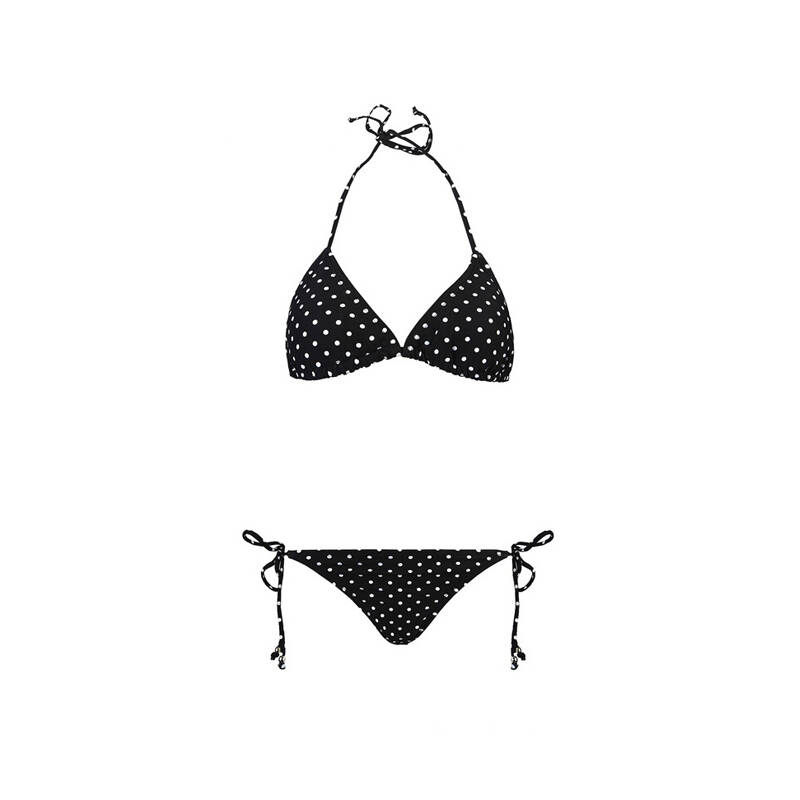 islandhaze大胸聚拢比基尼女超性感纯色游泳衣bijini无钢托bikini