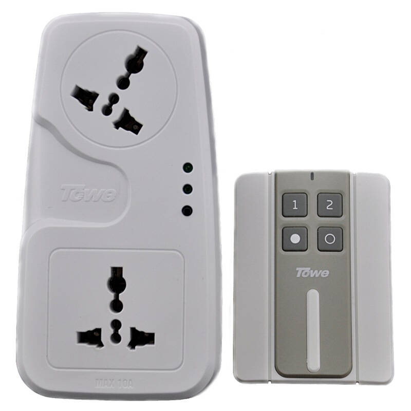 同为(towe)ap-ws102 2位安捷宝系列遥控插座 自营
