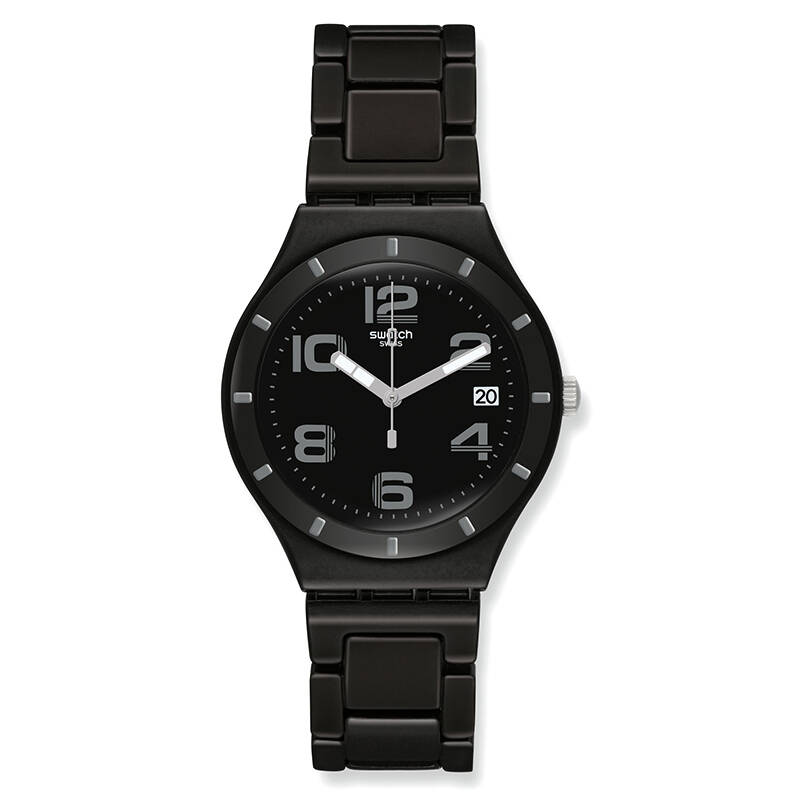 斯沃琪(swatch)手表 金属绅士系列石英男表极致魅力ygb4008ag