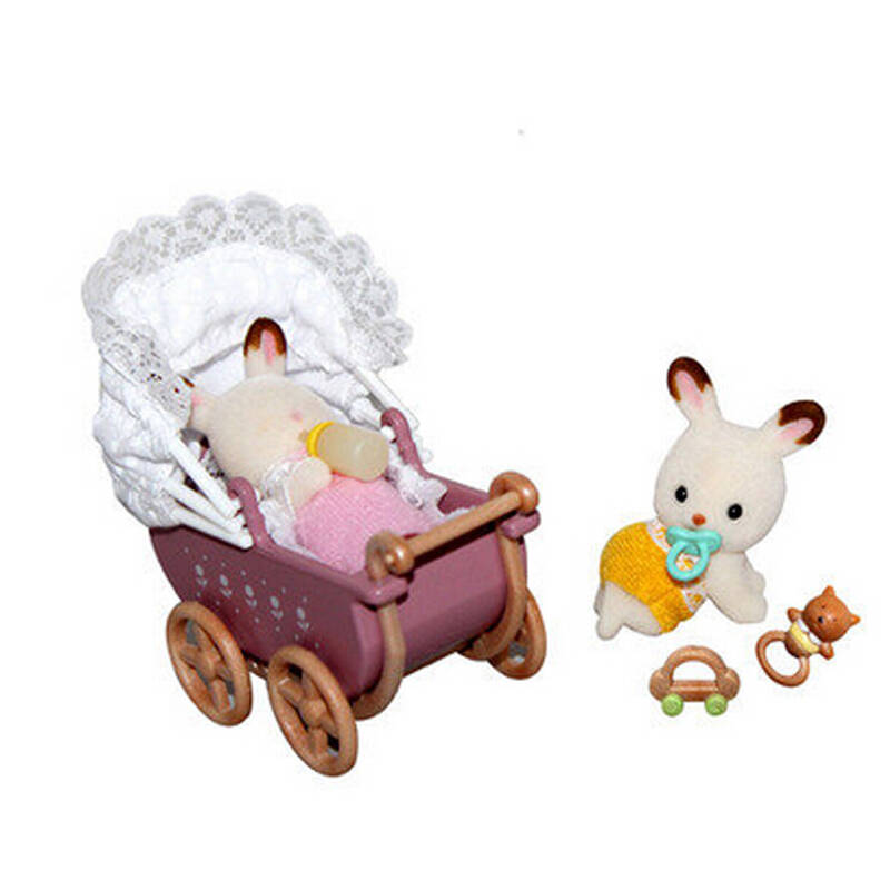 森贝儿家族sylvanianfamilies日本巧克力兔双胞胎家具套22068女孩礼物【图片 价格 品牌 报价】-京东