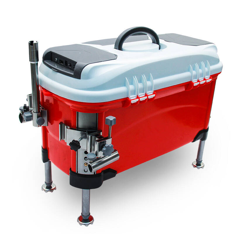 钓迷 哇嘎小钓箱 带升降脚多功能 超轻迷你便携小钓箱 渔具 钓鱼箱 台