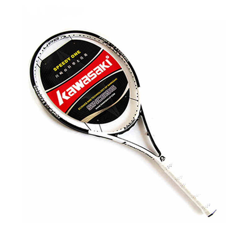 kawaski川崎网球拍初学男女 网球拍全碳素 超轻网球拍480 黑白480