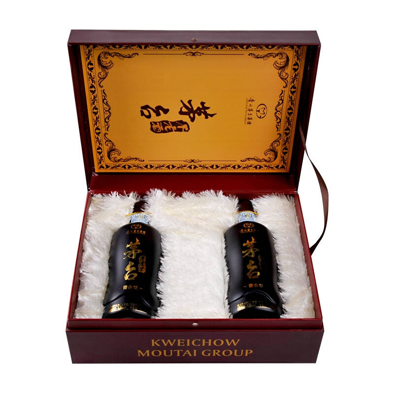 茅台53度贵州茅台不老酒酱香套盒 礼尚500ml*2 实惠装 酱香型白酒礼盒