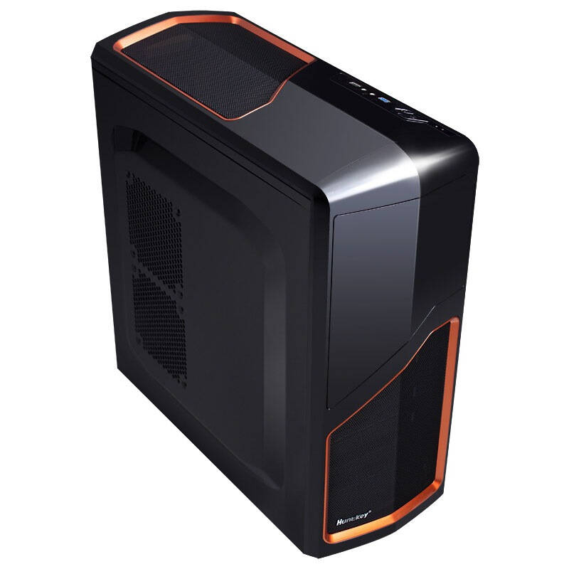 航嘉(huntkey) 额定450w jumper450b 电源 航嘉经典游戏机箱mvp/黑