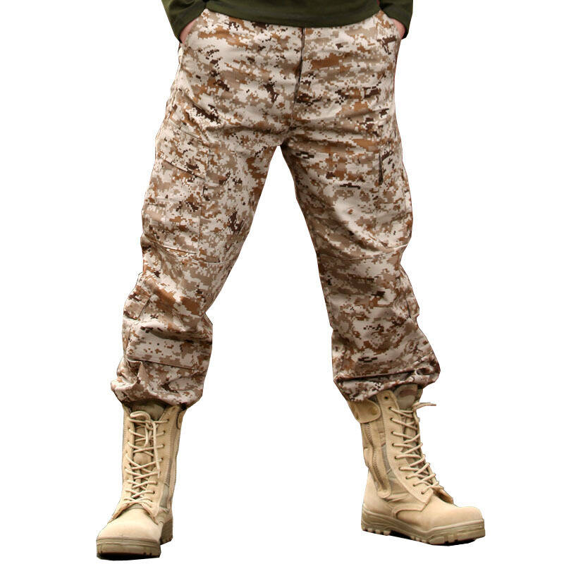 美军外军沙漠迷彩裤长裤作训裤单裤多口袋户外男潮作战裤 沙漠数码 s