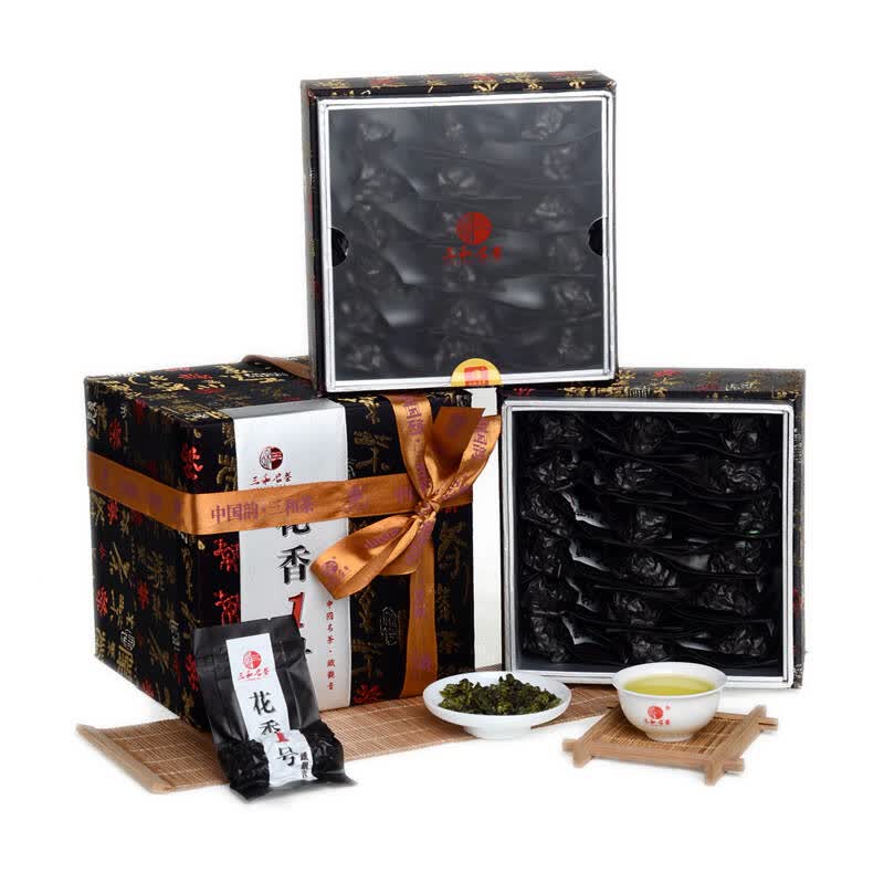 三和名茶 清香型安溪铁观音 花香一号 尊贵礼盒精品装 250g