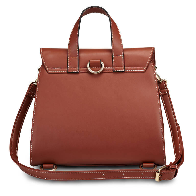 悠然简约蝴蝶结双肩包mwb130703 咖啡色