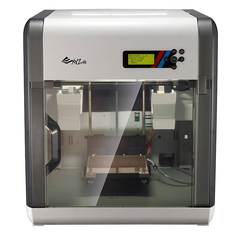 三纬(xyzprinting) da vinci 2.0 duo 桌面3d打印机 (白色) 自营