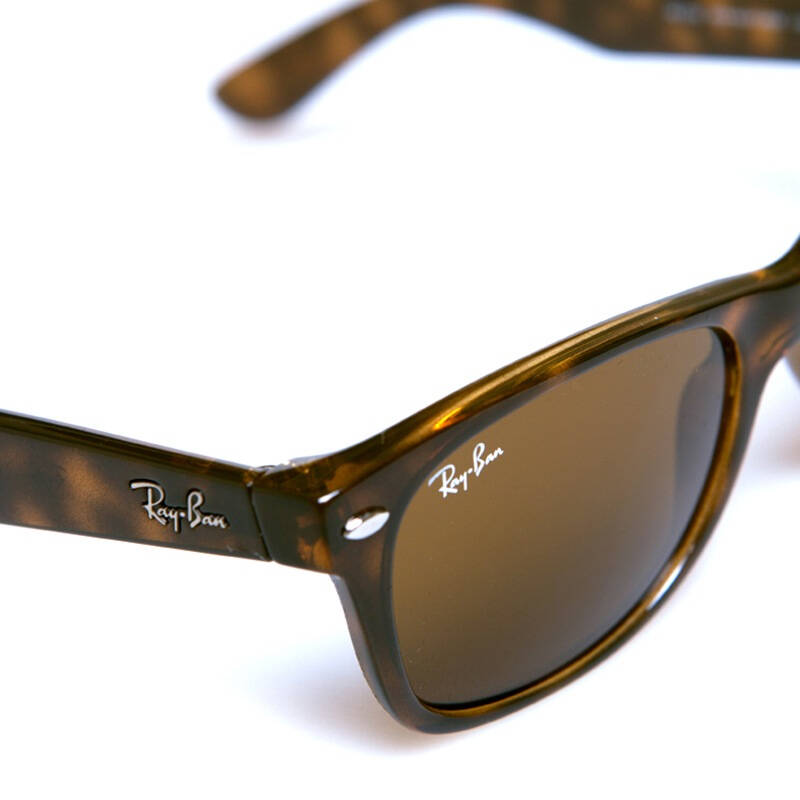 【官方授权】ray-ban 雷朋 意大利进口中性款玳瑁镜框茶色镜片太阳镜