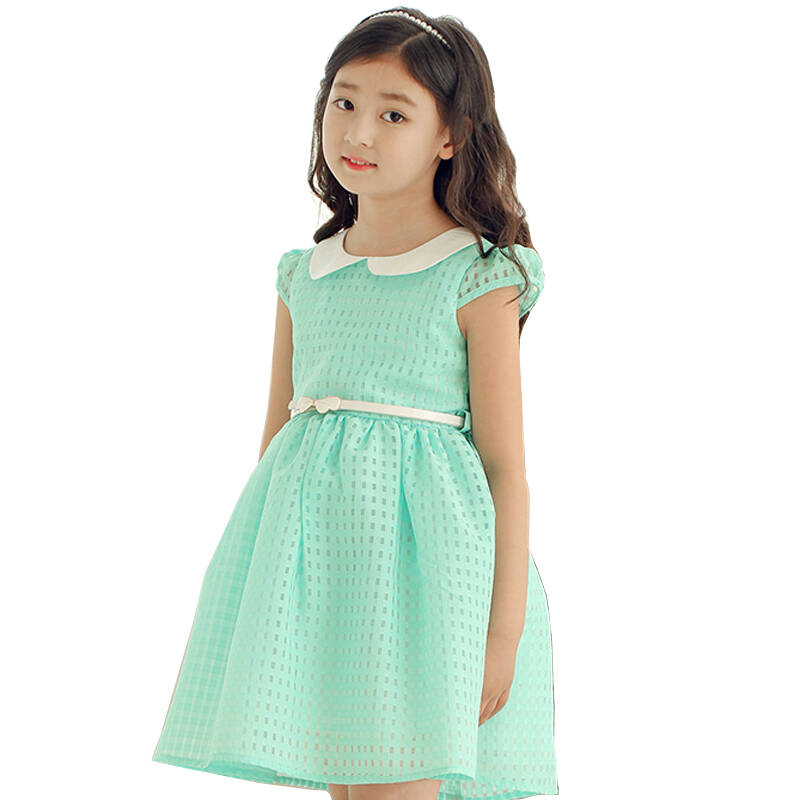 3456789岁10岁12岁女童连衣裙2015夏装童装女孩子新款儿童公主裙中大