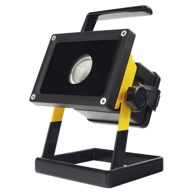 lomon罗门强光探照灯可移动充电野营灯泛光营地灯 方形