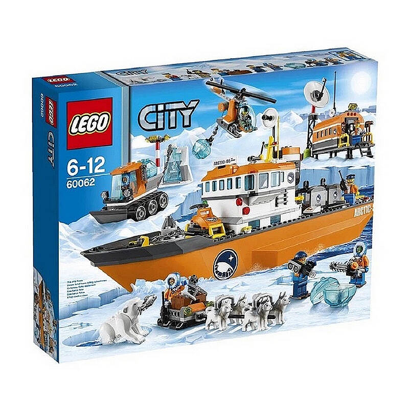 lego乐高积木玩具 城市city 北极破冰船 60062